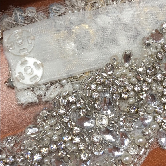 NWT IVORY BRIDAL BELT main image 4